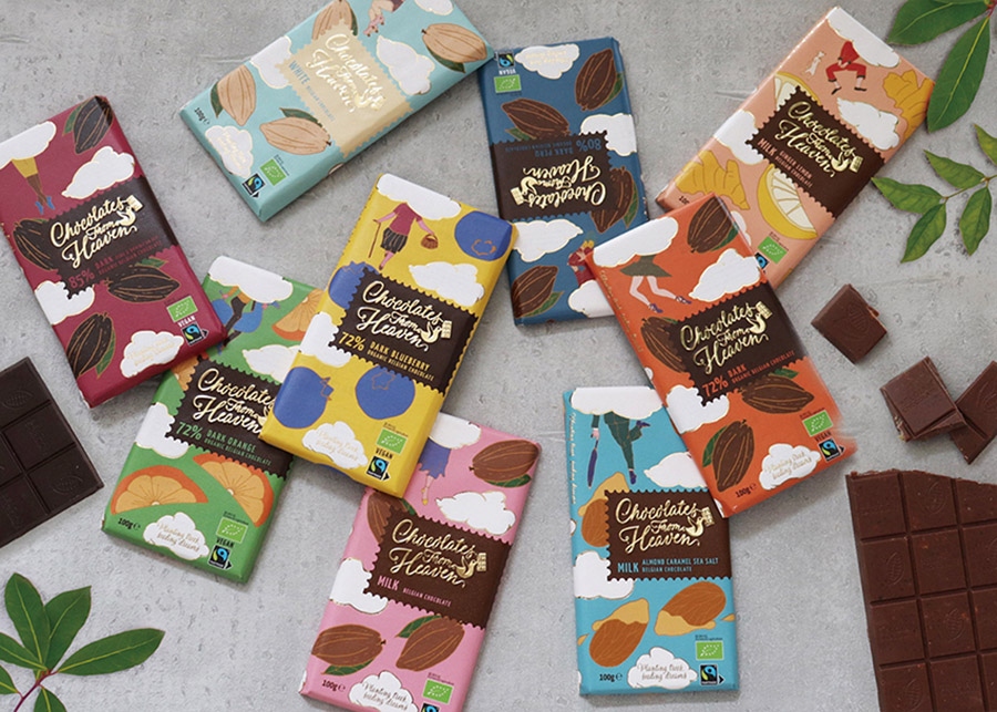 ベルギー産フェアトレードチョコレート チョコレートフロムヘブン 発売 ニュース 日本緑茶センター