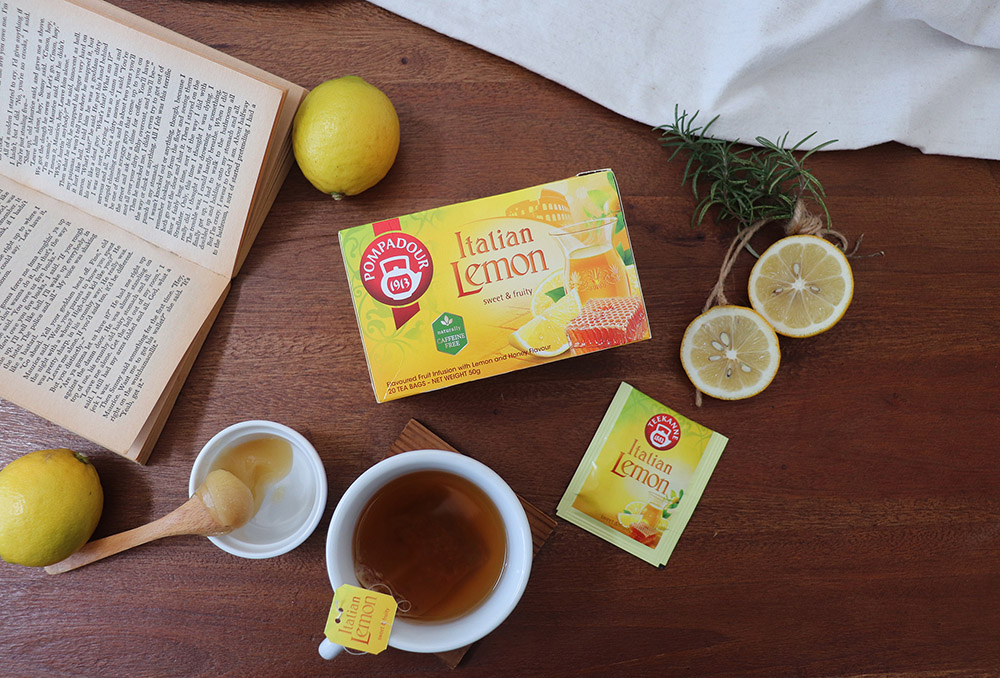 爽やかな香りのレモンハーブティー イタリアンレモン 新発売 ニュース 日本緑茶センター